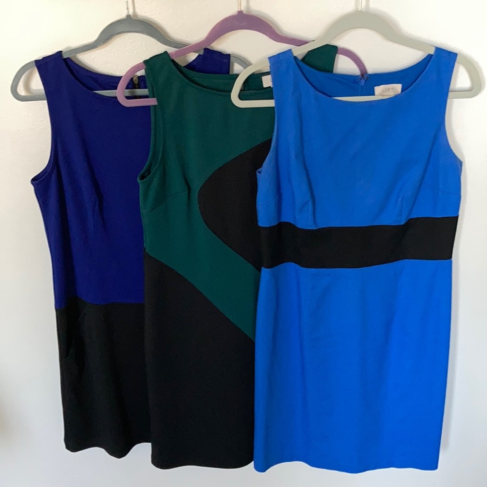 3-pack LOFT dresses